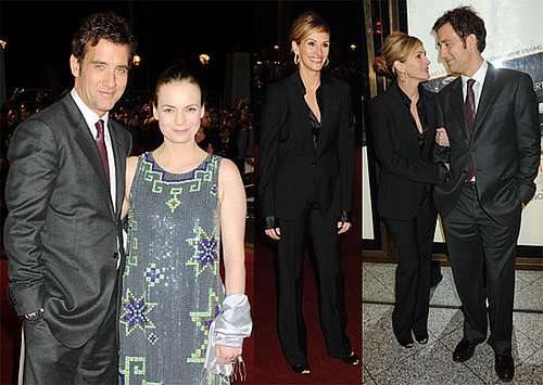 Photos of Clive Owen, Julia Roberts, Sarah-Jane Fenton at the London Premiere of Duplicity