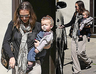 Jessica Alba Loves Honor's Hair Just the Way It Is