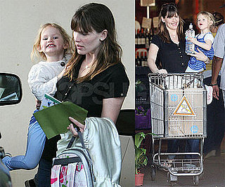Photo of Jennifer Garner and Violet Affleck Shopping and Leaving School in LA