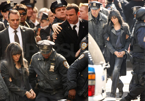 Angelina Jolie Filming Salt in NYC