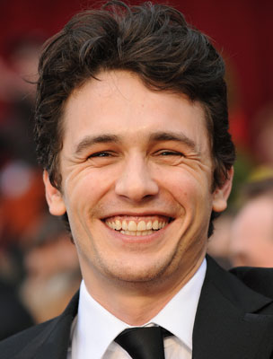James Franco on Set