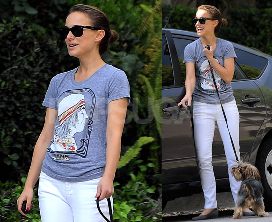 Natalie and Her Dog 