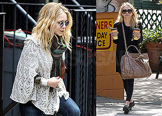 Photos of Mary-Kate Olsen Out in NYC; Ashley Olsen in LA