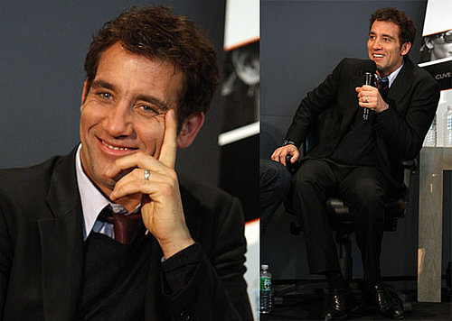 Photos of Clive Owen Talking at the Apple Store