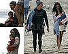 Matthew, Levi and Camila at the Beach