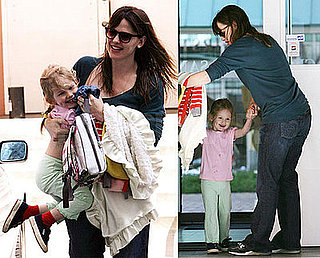 Photos of Jennifer Garner Picking Up Violet Affleck From School