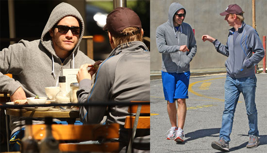 Jake Gyllenhaal Grabs Lunch With Mike White