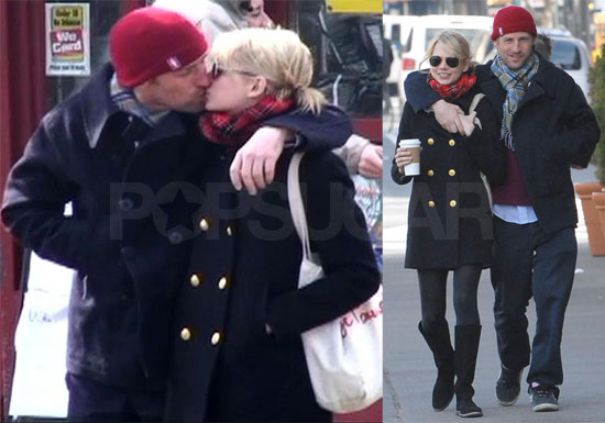 Michelle Williams and Spike Jonze Kissing