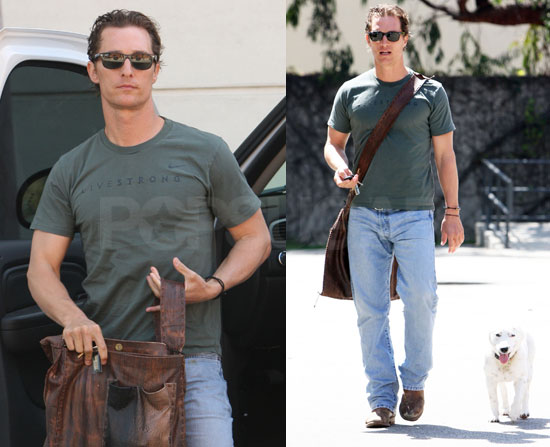 Matthew McConaughey and His Dog Matthew McConaughey and His Dog