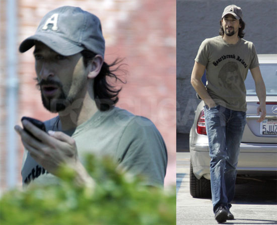 Adrien Brody Goes to PepBoys