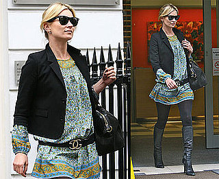 Photos of Kate Moss, Who's Set to Sing on An Album, Out in London