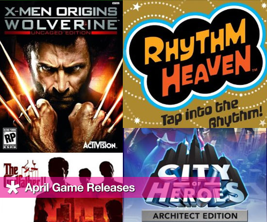 April Video Game Releases 2009-04-01 07:33:00 April Video Game Releases 2009-04-01 07:33:00
