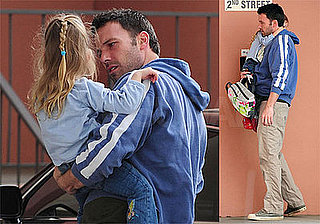 Photos of Ben and Violet Affleck in LA, Ben Teaming Up With Matt Damon For Another Movie