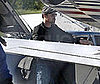Photo of Brad Pitt at the Airport in Kenner, LA