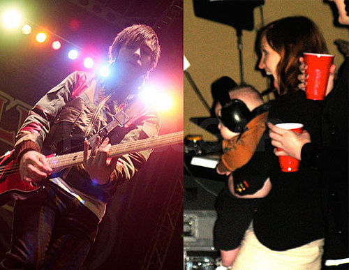 Photos of Ashlee Simpson, Pete Wentz, Bronx Wentz at Fall Out Boy Concert