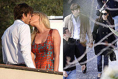 Photos of Ashton Kutcher Kissing and Filming with Katherine Heigl in France