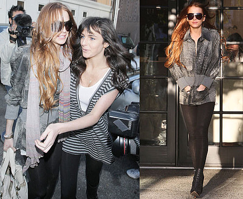 Lohan Misses Samantha's Seder, but Can Keep Up on Twitter