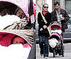 Rebecca Romijn and Jerry O'Connell with Twins