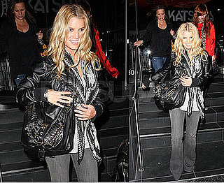 Photos of Jessica Simpson, Ashlee Simpson, Tina Simpson Leaving Katsuya