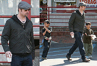 Photos of Brad Pitt, Angelina Jolie, Maddox Jolie-Pitt, Pax Jolie-Pitt in NY