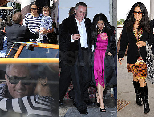 Photos of Salma Hayek and Francois-Henri Pinault's Wedding in Venice, Penelope Cruz, Valentina, Javier Bardem, Charlize Theron