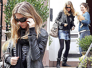 Photo of Gisele Bundchen Showing Off Her New Wedding Ring in NYC