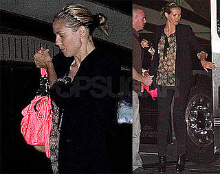 Photos of Pregnant Heidi Klum Attending Her Husband Seal's Concert in Miami