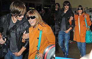 Photos of Zac Efron at the Airport With His Mom