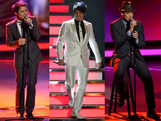 Idols Preform Rat Pack Standards