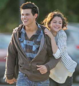 Photo of Taylor Lautner and Selena Gomez on a Date