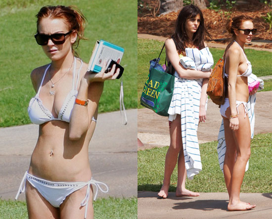 Lohan Bikini Photos in Hawaii