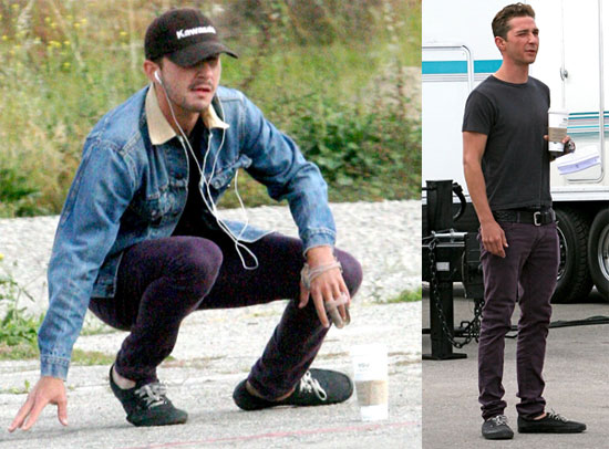 Shia on the Set of Transformers 2