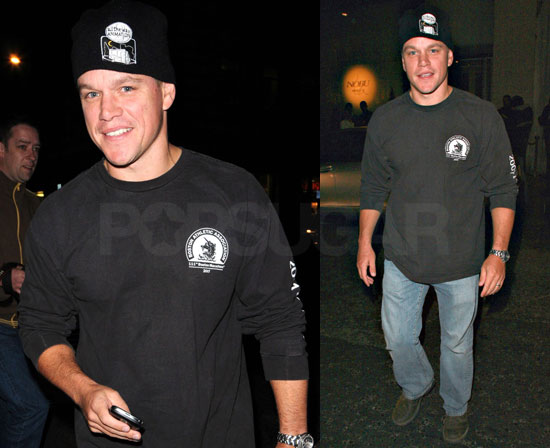 Matt Damon at Nobu