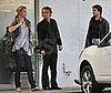 Photo of Charlize Theron, Stuart Townsend and Sean Penn at LA's Versailles Cuban Restaurant