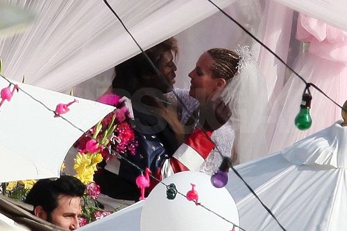 Heidi and Seal Throw a Malibu White Trash Wedding