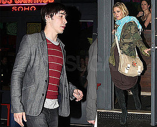 Photos of Drew Barrymore and Justin Long Leaving Dos Caminos in NYC