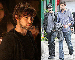 Photos of Chace Crawford Filming Twelve in NYC