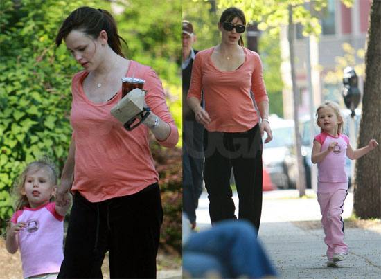 Jen and Violet Power Walk 