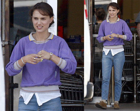 Natalie Portman on Set