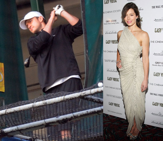 JT and Jessica Biel Doing Their Own Thing JT and Jessica Biel Doing Their Own Thing