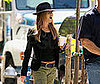 Photo Slide of Jennifer Aniston on the NYC Set of The Baster