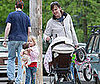 Photo Slide of Jennifer Garner with Her Daughters Violet and Seraphina in Boston