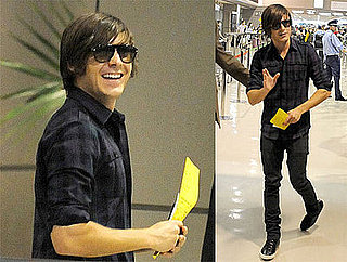 Photos of Zac Efron at Narita Airport in Japan