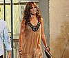 Photo Slide of Jennifer Lopez Filming The Back-Up Plan in LA