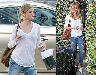 Photos of Cameron Diaz, Who's Apparently Still Dating Paul Sculfor, Shopping with Rachel Zoe at Decades Two