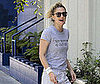 Slide Photo of Drew Barrymore Arriving At Her Office in LA