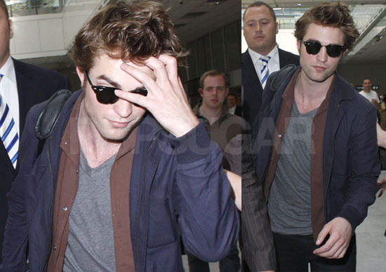 Robert Pattinson Arrives in Cannes