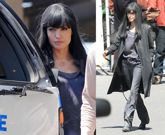 Angie Back on Set 