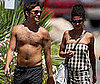 Photo Slide of Shirtless Ed Westwick and Jessica Szhor in Arizona
