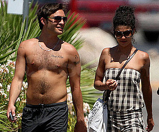 Photo Slide of Shirtless Ed Westwick and Jessica Szhor in Arizona